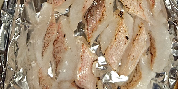 アマダイの炙り刺身の写真