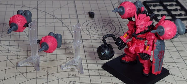 ビットをスタンドに取り付けてみた写真