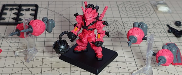 装着具を取り付けた写真