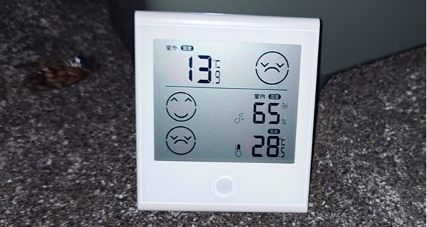 12時間後の気温の写真